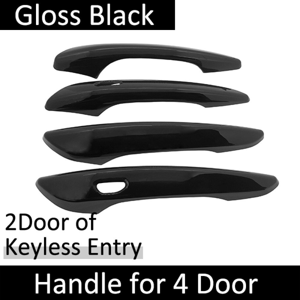 Black Door Handle Stickers Cover for CX30 2020-2022 Car Exterior Decor